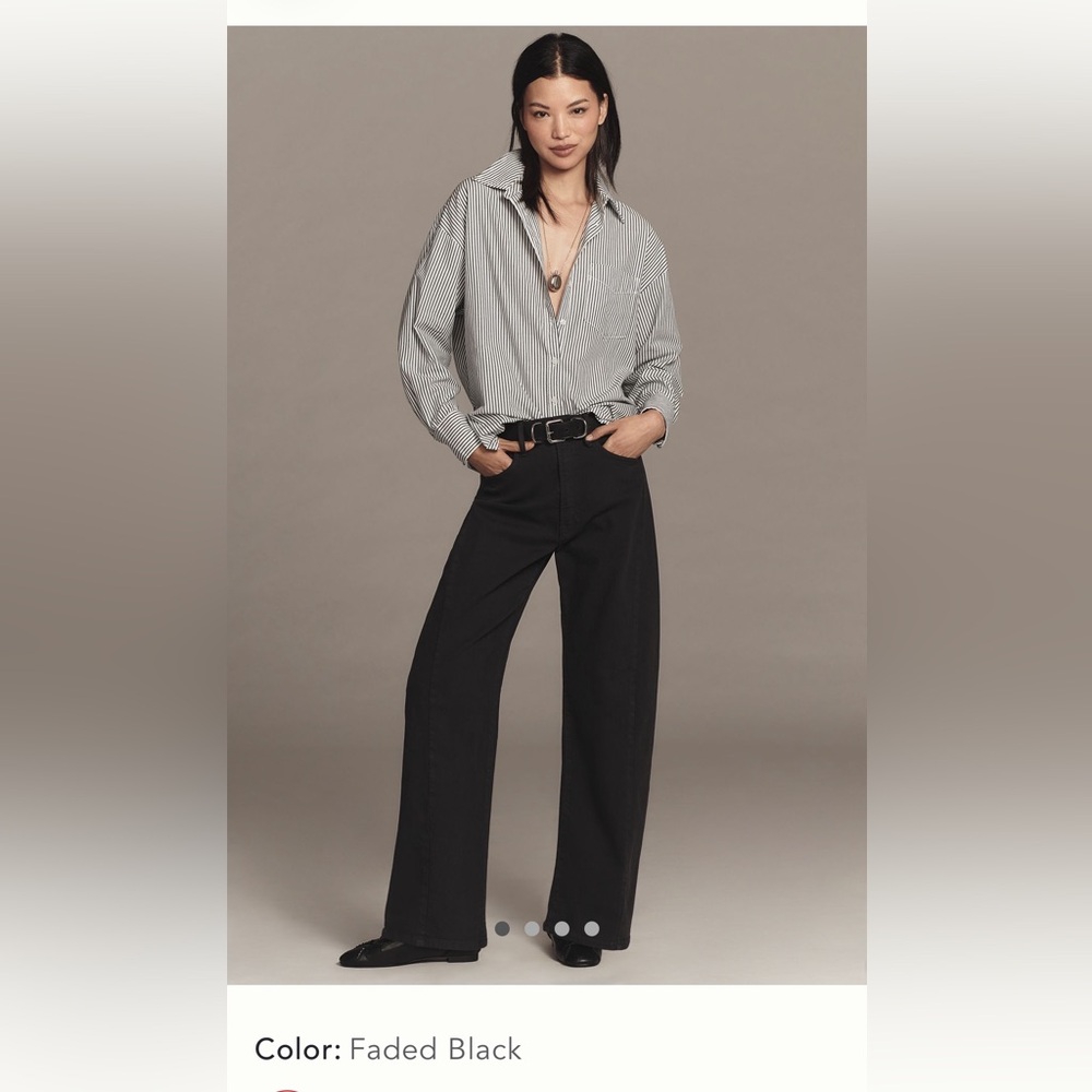 MOTHER The Half Pipe Flood High-Rise Barrel Jeans - 32 ($376 RETAIL)💫💫